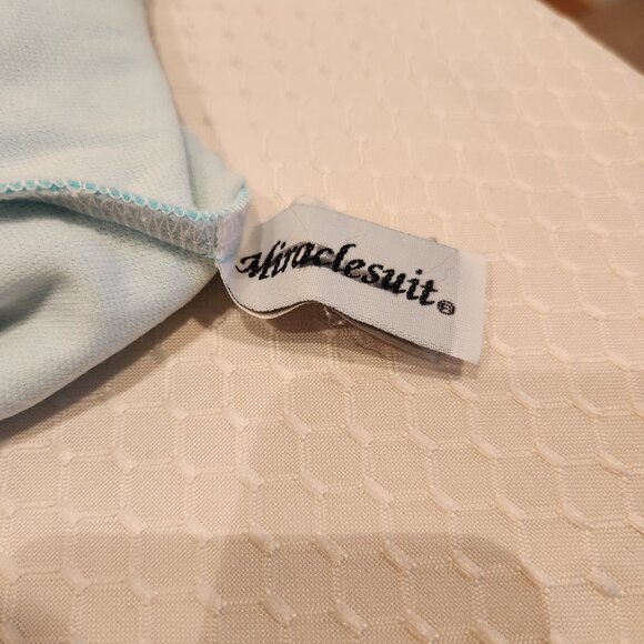 MiracleSuit Tankini top and bottom swimsuit Size 24W Light Blue - Picture 8 of 13